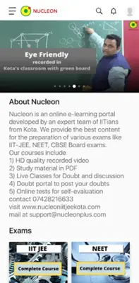 IIT JEE & NEET by Nucleon Kota android App screenshot 9